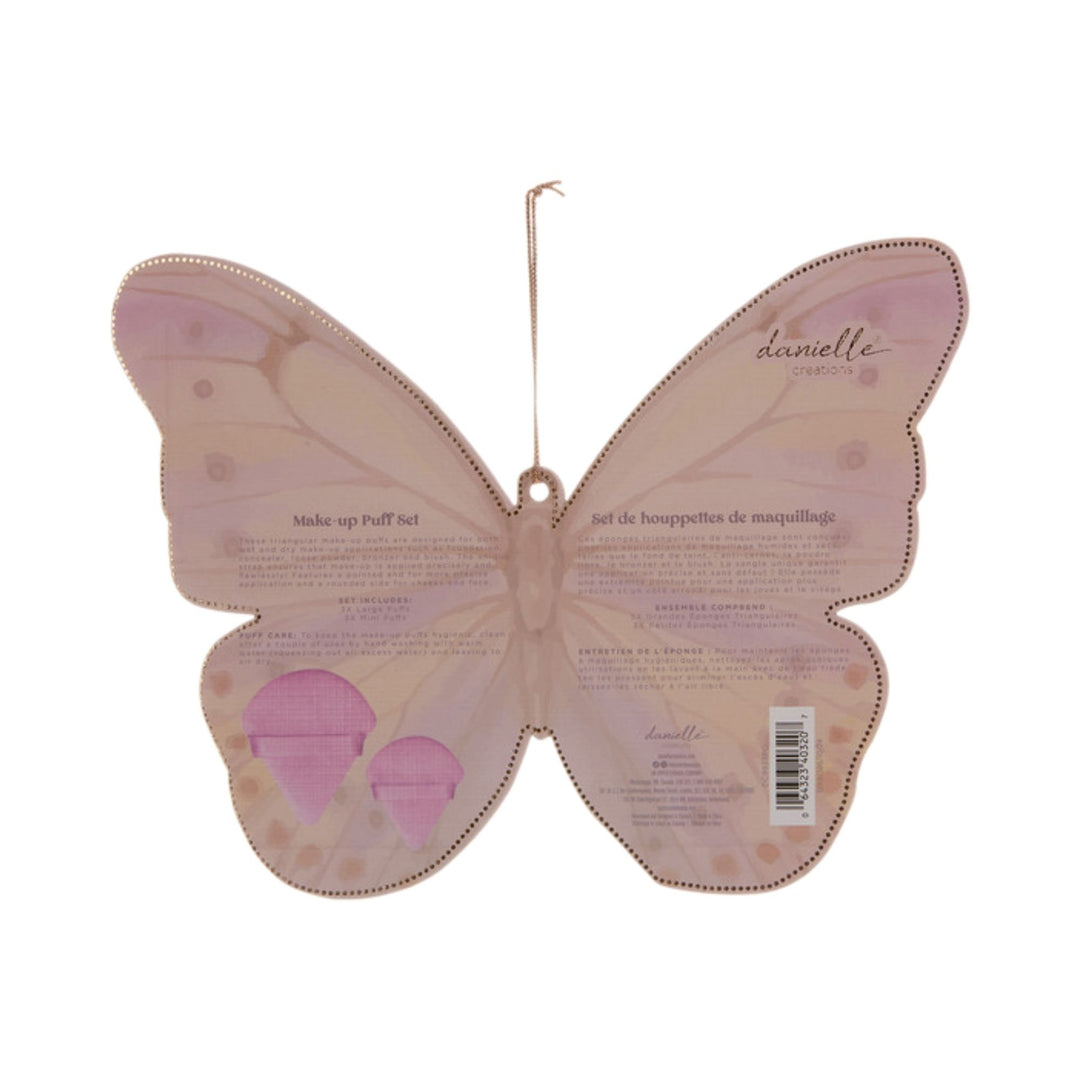 Danielle Butterfly Makeup Puff Set