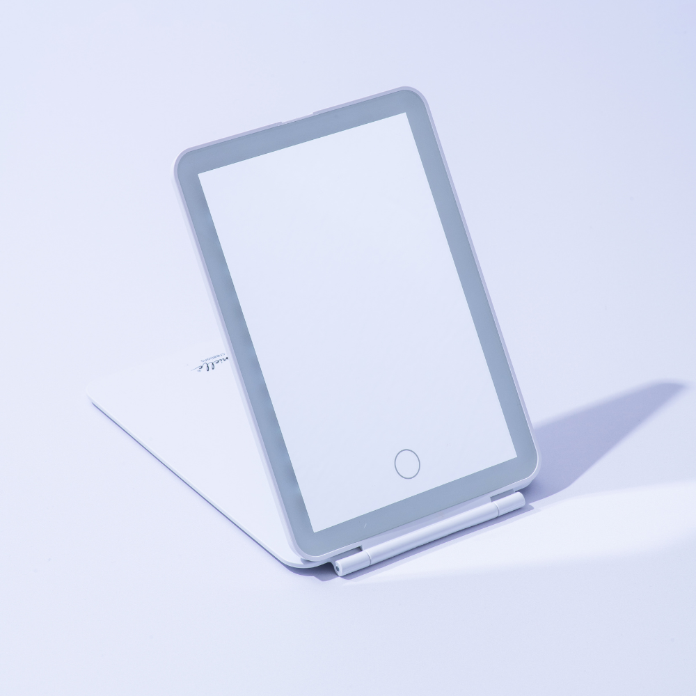 L.E.D. Mini Folding Tablet Mirror